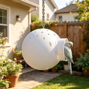 Parrot Nest Bird Nest Sleeping Nest Forest Style Hammock Cage Hanging Nest Plush Nest Small Bird Supplies Swing Warm Bird Nest