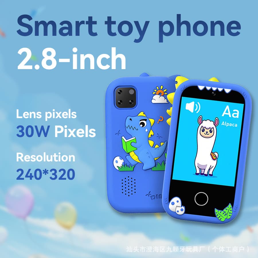 New Dual Camera Touchscreen Kids Phone Unicorn Educational Early Learning Toy Sports Camera Smart Toy Phone W5