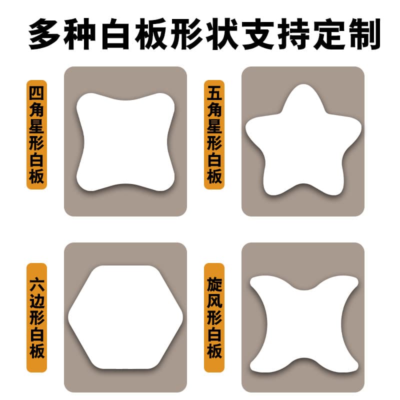 Custom-shaped whiteboards, cartoon-themed writing boards, erasable double-sided whiteboards for children and students, suitable for drawing and writing.