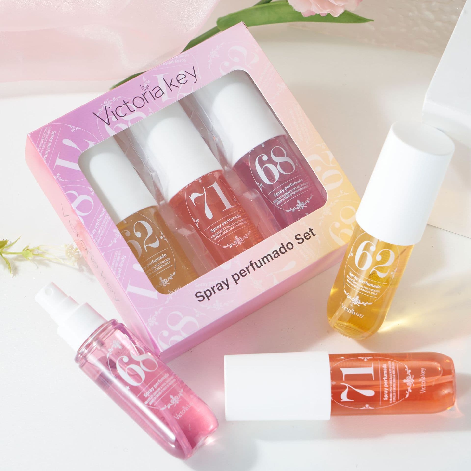 Amazon's best-selling alcohol-free perfume spray set, 90ml, hair and body fragrance spray combo pack.