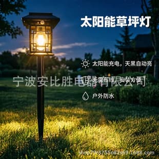 Solar Outdoor Light Garden Lawn Ground Insert Light Home Garden Decoration Waterproof Yard Landscape Decorative Atmosphere Light