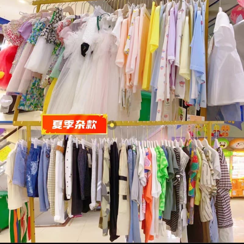 Children's Clothing Mixed Surplus Stock Summer Export Cheap Supply 1-5 Yuan Live Streaming Traffic Short Sleeve Pants Skirts Mixed Lot Bag