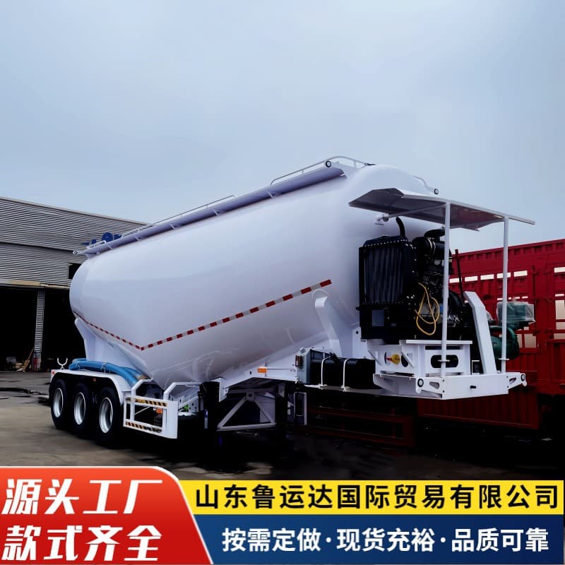 2025 New Cement Tanker Trucks: 40 Cubic Meter Bulk Trucks and 50 Cubic Meter Cement Tanker Trucks. Inquiries welcome regarding new specifications and configurations.