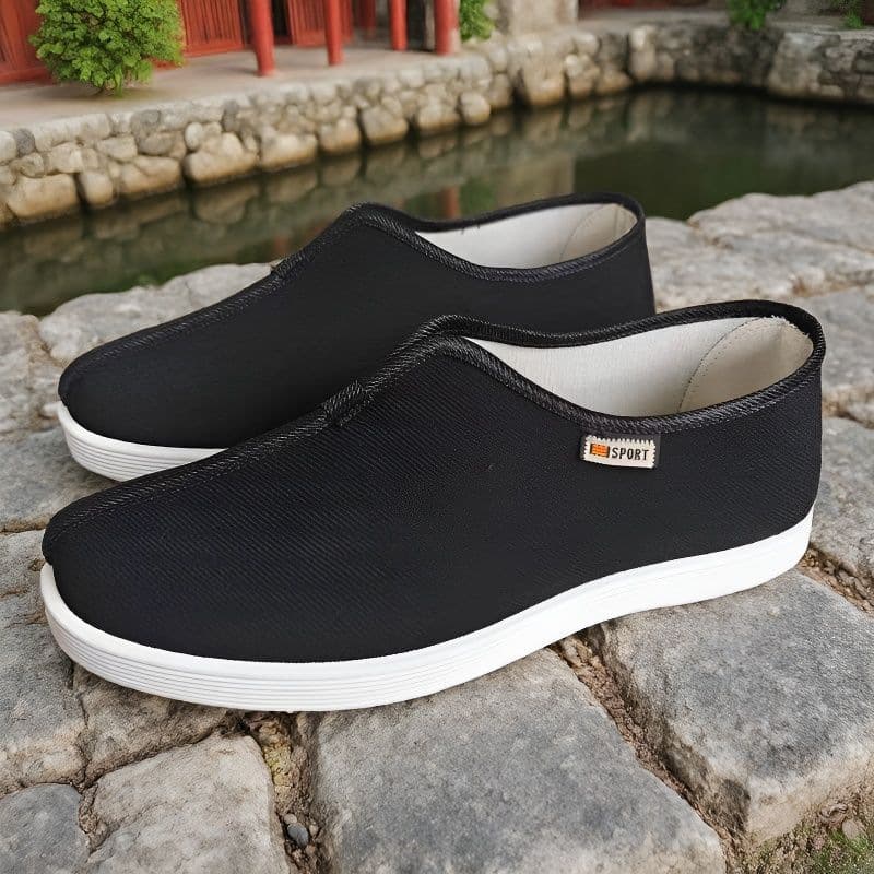 Old Beijing Thousand-Layer Sole Cloth Shoes Men's Chinese Traditional Breathable Comfortable Casual Shoes for Elderly Men