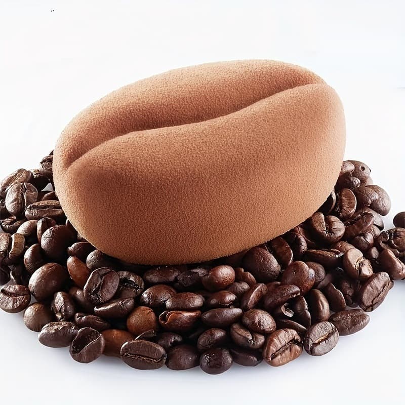 6-Piece Coffee Bean Mold Silicone Mold DIY Red Lip Baking Mold Ice Cube Mold Fruit Gummy Chocolate Baking Mold