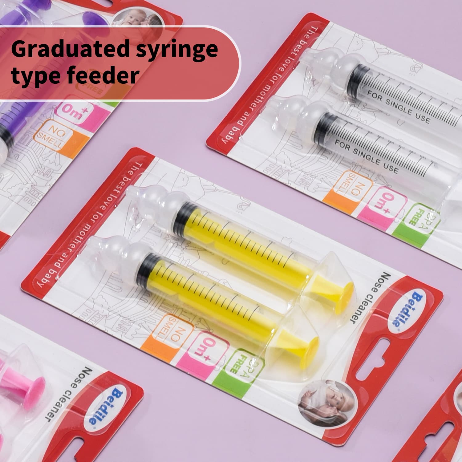 Baby Nasal Rinse Device Syringe Type Nasal Cleaner for Infants and Toddlers No Fragrance Imported Product from Yiwu
