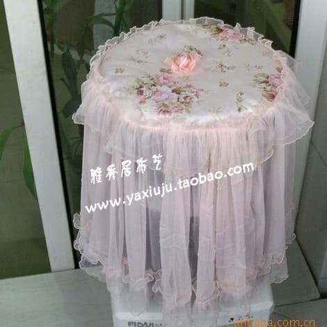 Lightweight Flowing Pink Lace Tablecloth Cover Dust-Proof Multi-Purpose Cloth