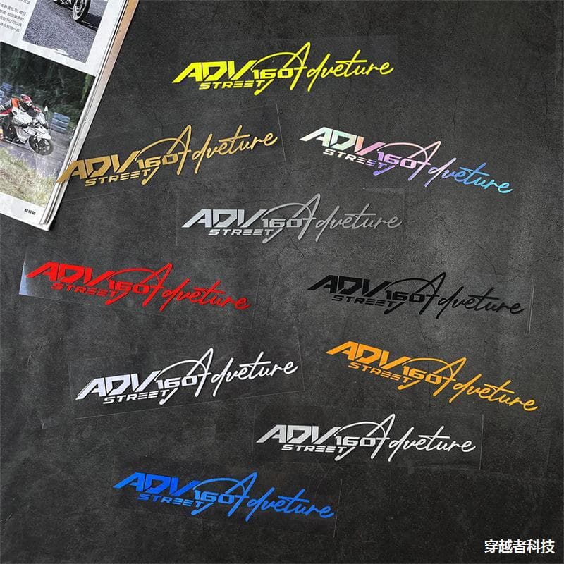 Waterproof Reflective Decal Sticker for Honda ADV160 Motorcycle Front Head Custom Decoration