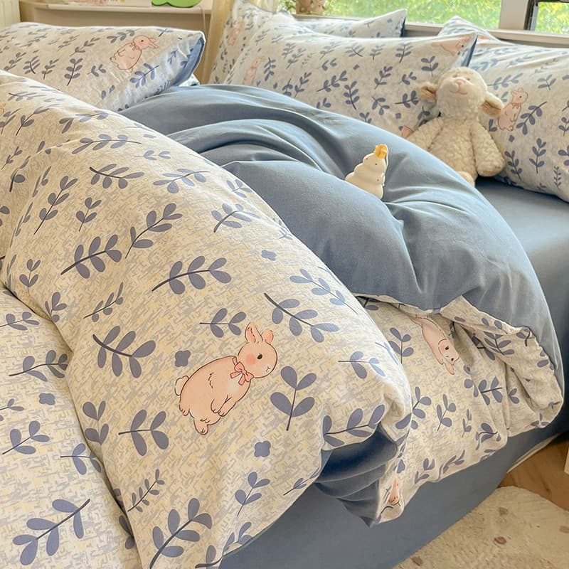 Thickened Brushed Duvet Cover Single Piece Winter 2025 New Non-Cotton Pure Cotton 150x200cm Single Bed 1.5