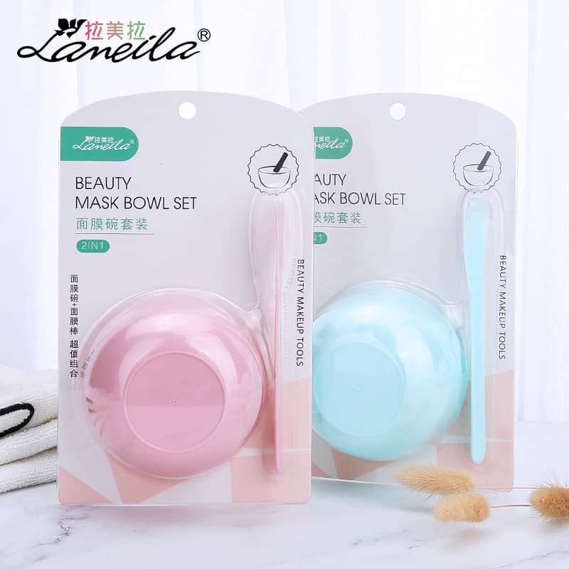 Lamela LMLTOP Facial Mask Bowl Set PP Facial Mask Stick Adjustable Bowl DIY Facial Mask Tools Wholesale 3334