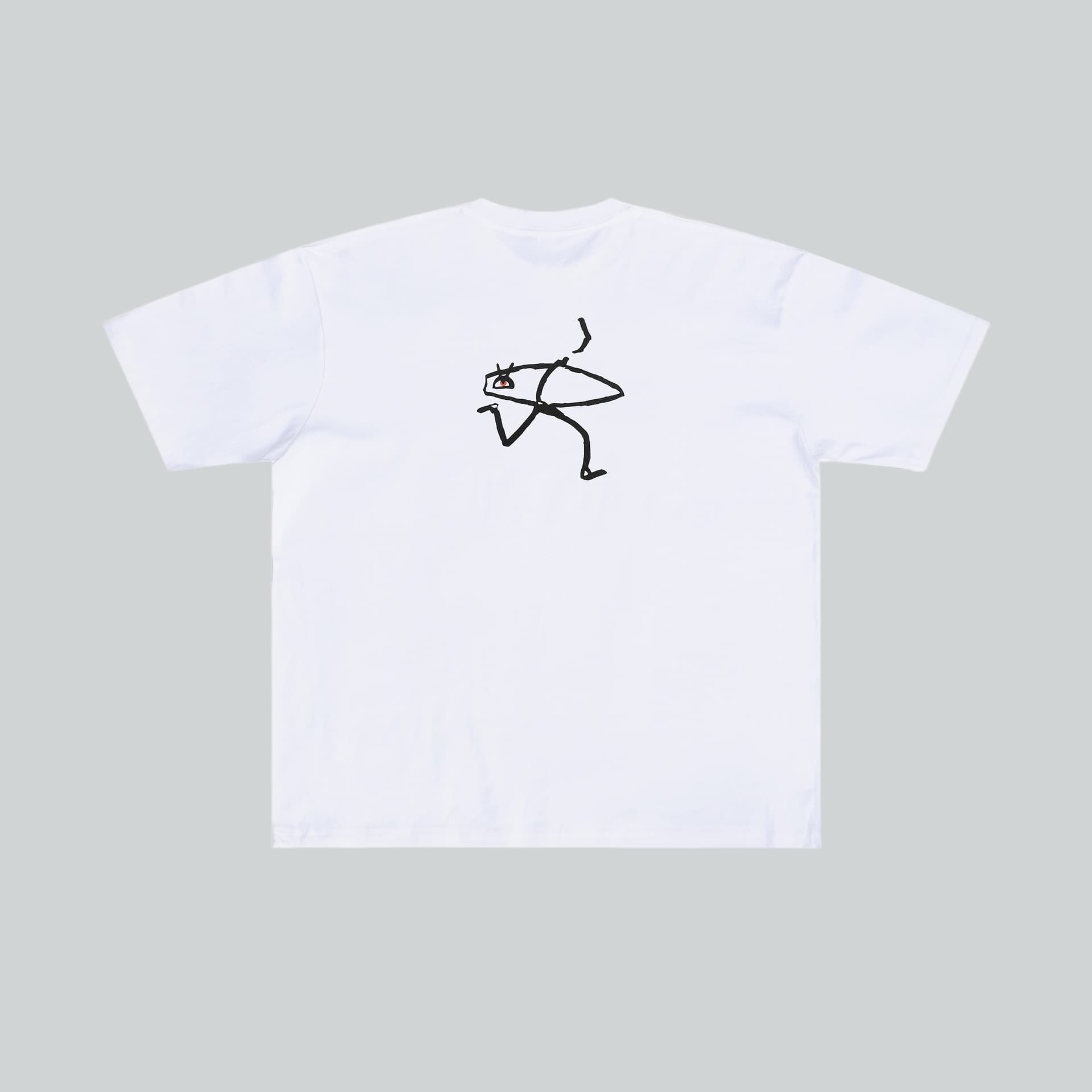 MAMINQIN Japanese Daily City Boy Loose Fit Fun Simple Drawing Back Graffiti Print Unisex Commuter Style
