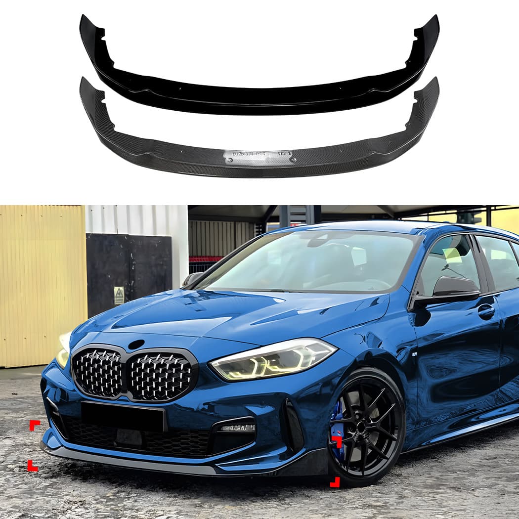 For BMW 1 Series F40 M Sport MP One-Piece Front Lip Front Spoiler Diffuser Small Body Kit Cross-Border Modification