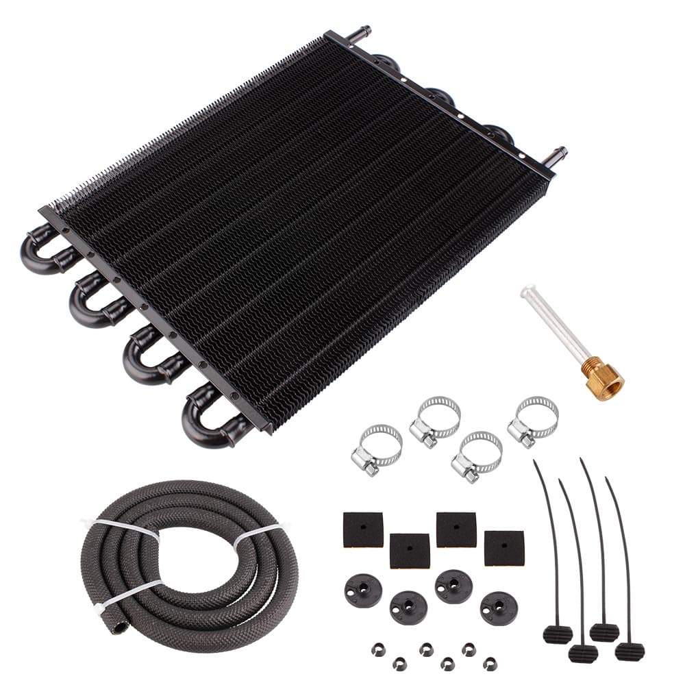 Car Modification Oil Cooler Automotive Air Conditioning Tube-Type Condenser Exhaust Pipe-Style Condenser 4-Row 6-Row 8-Row