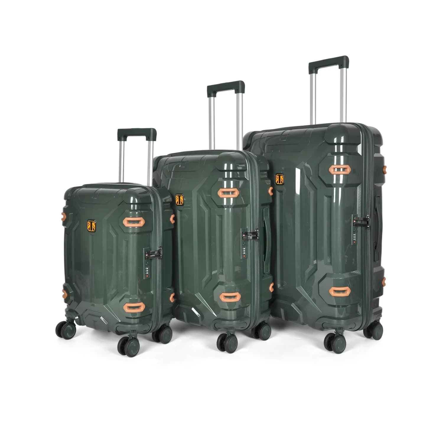 PP Luggage Export 20-24-28 Inch 4-Piece Set Travel Suitcase Hebei Baoding Baigou with Corner Guards