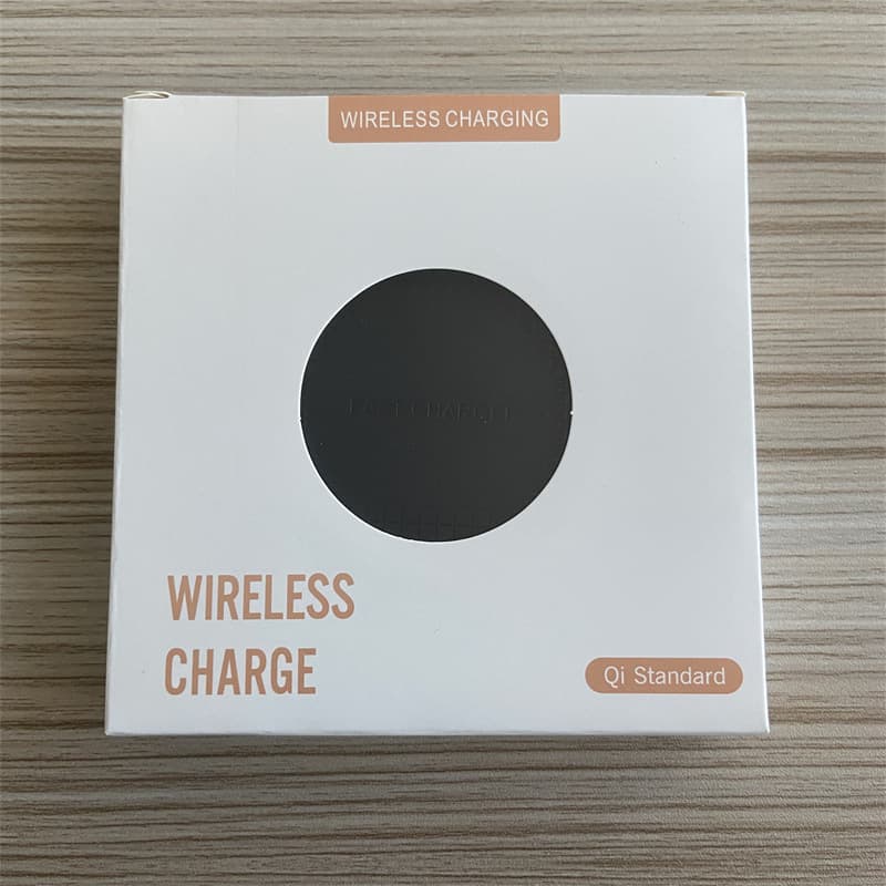 Plastic mesh 10W fast charging K8 wireless phone charger, compatible with Apple, Huawei, and Xiaomi phones and earphones, a gift option.