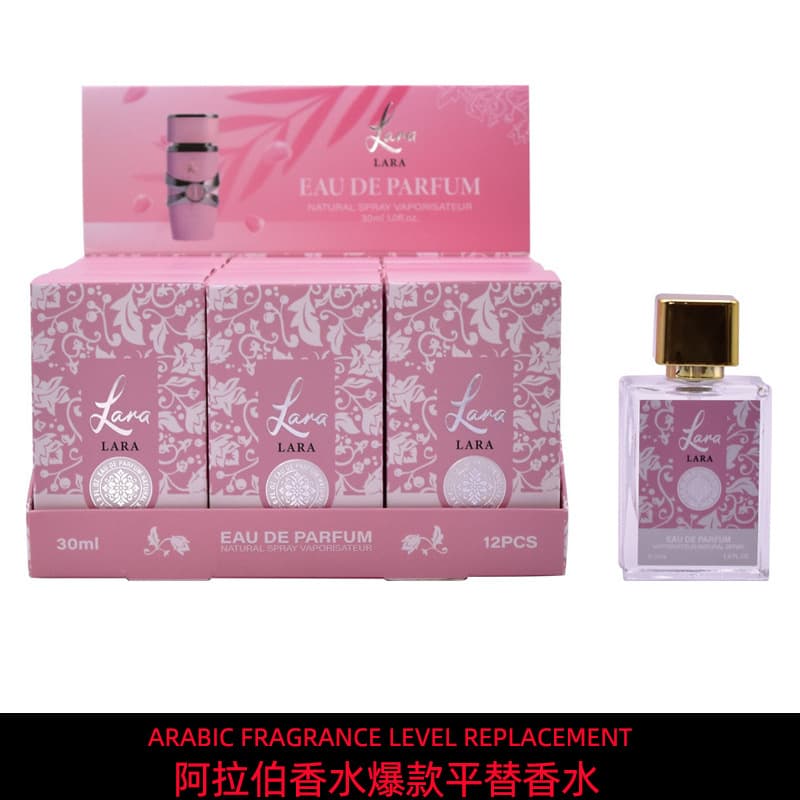 Export Perfume Arabian Pink Women's Perfume 30ml Display Box Perfume TK Shein TEMU Export Southeast Asia