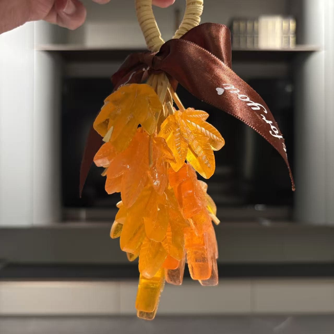 Creative Handmade Maple Leaf Soap Grape Cluster Essential Oil Soap for Bath, Shower, Hand Wash, Car Air Freshener, Gift