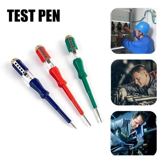 Colorful electrical tester screwdriver electrician test pen
