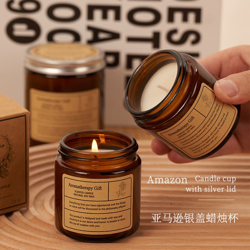 Best-selling premium DIY soy wax scented candles for gifts, holiday aromatherapy candles, factory wholesale