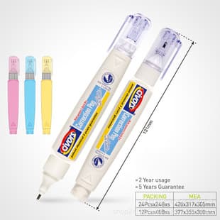 Wholesale Office Supplies Correction Fluid Fast-Drying White Correction Fluid Durable Non-Fading Portable Quick-Drying Gift