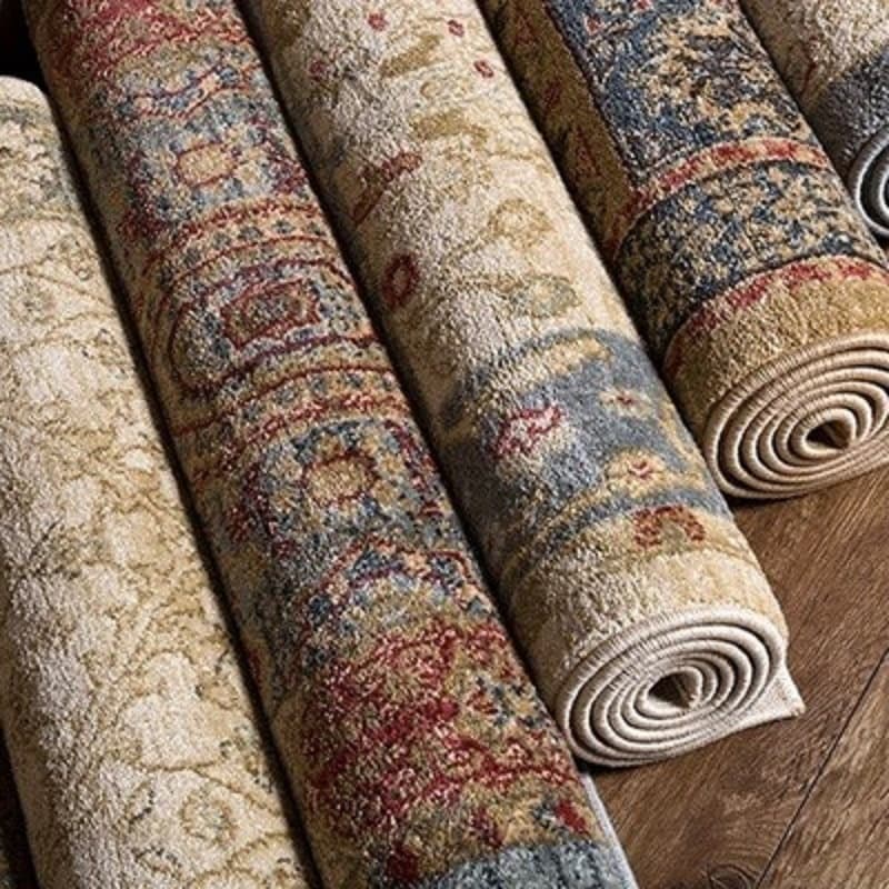 Thickened Cashmere-Like Vintage Carpet, Ethnic Style Living Room Bedroom Rug, Sofa Coffee Table Mat, Moroccan Persian American Rug