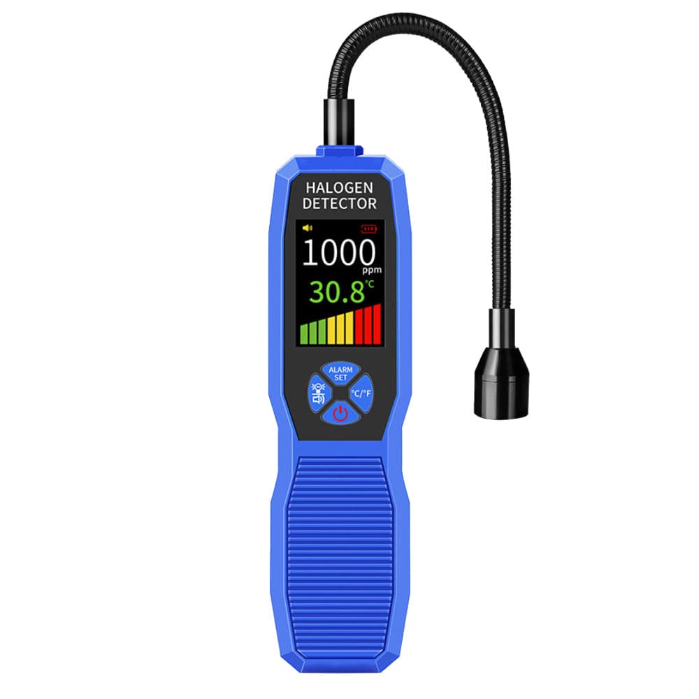 Tekman Halogen Gas Leak Detector for Automotive AC Refrigerant Leak Detection, Freon Leak Finder, Refrigerant Leak Tester