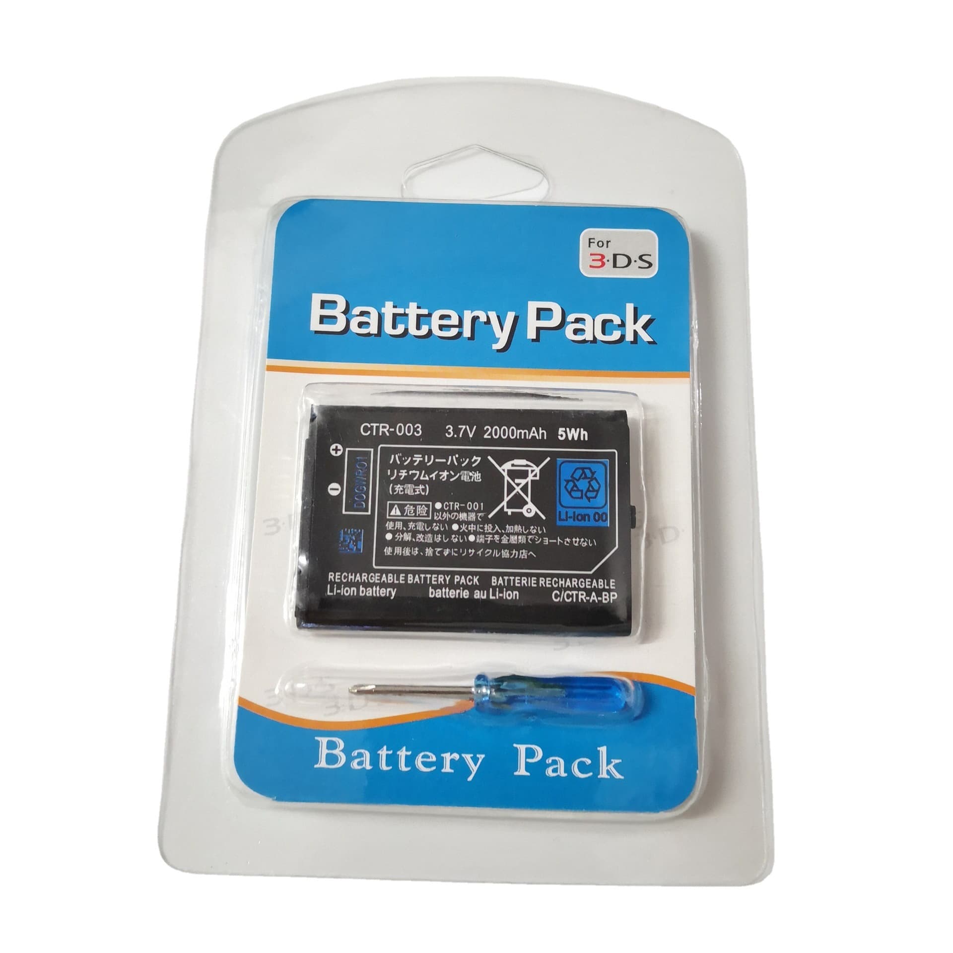 Original Quality 3DS Console Battery Built-in CTR-003 3.7V 2000mAh Digital Computer Game Accessories