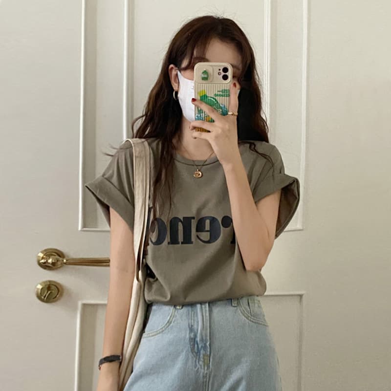 American Retro Short Sleeve T-Shirt Women Summer 2025 New Trendy Design Niche Loose Unique Top Ins Style