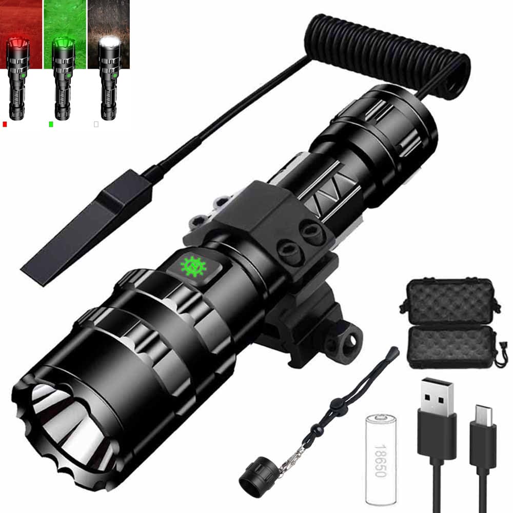 Cross-border Exclusive USB Rechargeable L2 Flashlight Long-Range Mini Waterproof Rechargeable Outdoor Night Riding LED High-Brightness Flashlight
