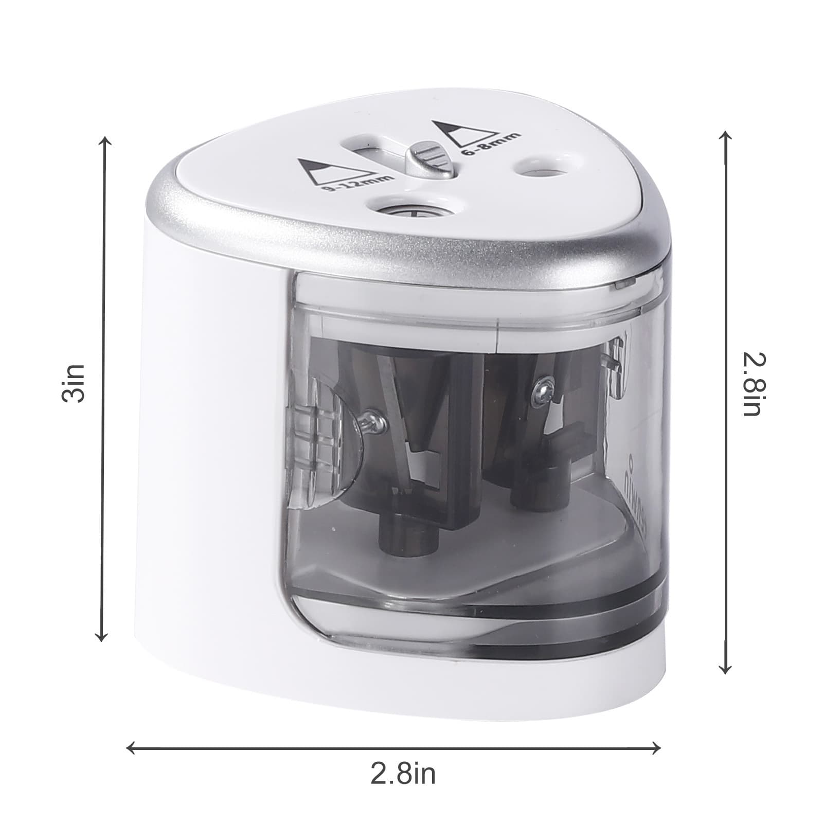 Electric Pencil Sharpener for Art Drawing, Student Stationery Sharpener 8004