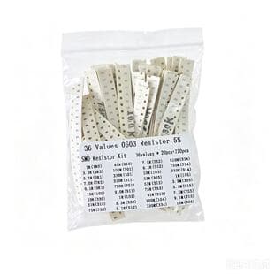 0603 SMD Resistor Assortment Kit 36 Values 5% Tolerance 20pcs Each Total 720pcs (1R~10M)