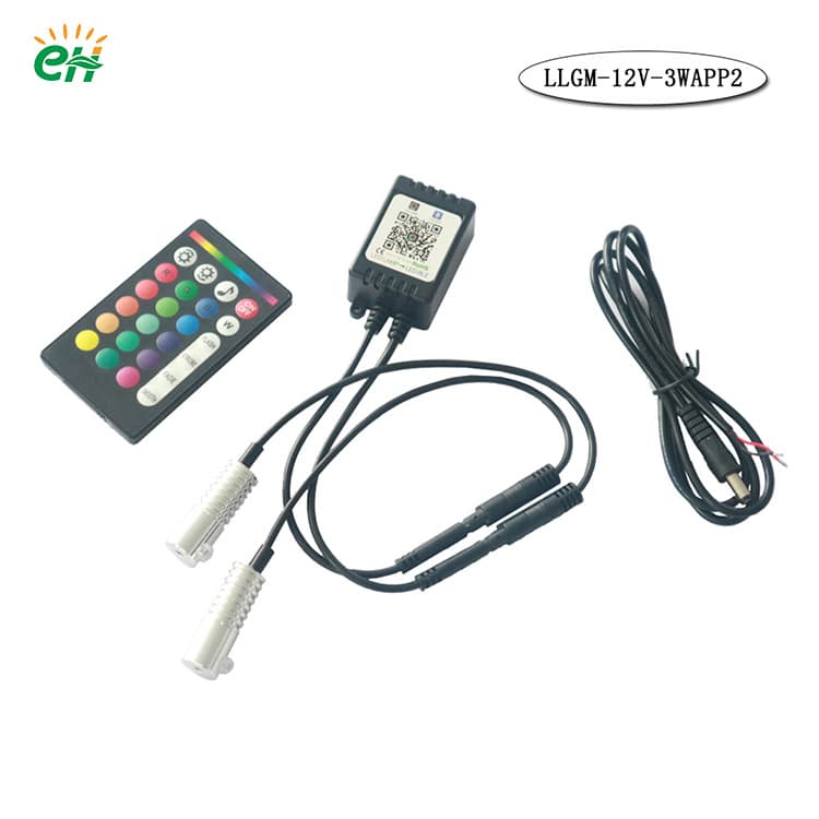Customized LED Fiber Optic Light Source Lamp with Aluminum/Plastic Head, 12V/5V/24V/USB, Battery-Powered Spotlight Bead Lamp Head