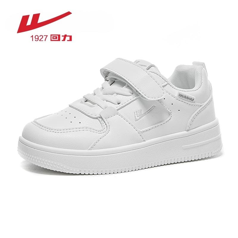 Huili Children's Casual Shoes 2026 Spring New White Sneakers Student Sports Shoes Boys and Girls Shoes Versatile Skate Shoes