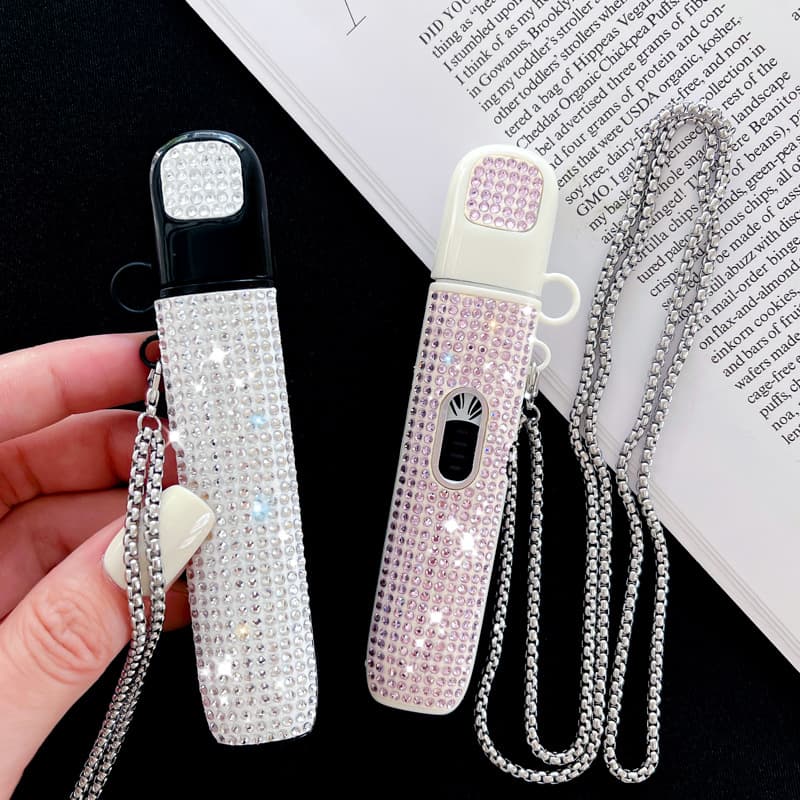 Sparkle Diamond Personalized RELX Pro Pod Device Protective Case, IMD Soft Shell with Lanyard, Compatible with RELX Pro