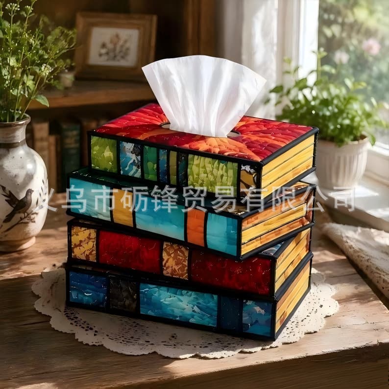 Cross-border Modular Book Tissue Box DIY Sewing Kit