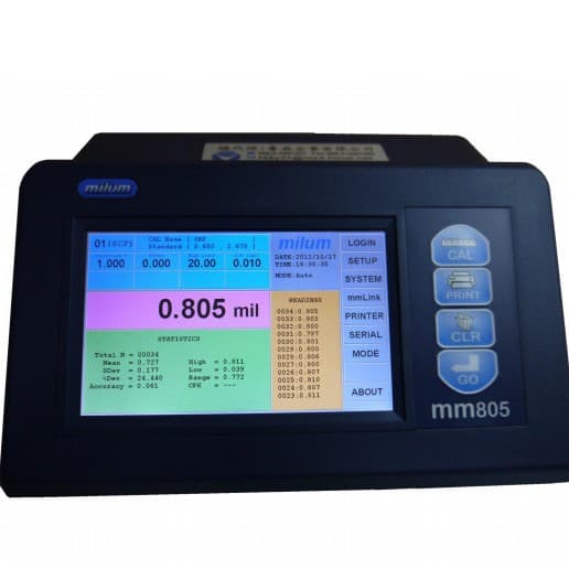 Taiwan Milum Series MM805 Benchtop Hole Surface Copper Thickness Gauge for PCB Plating Measurement