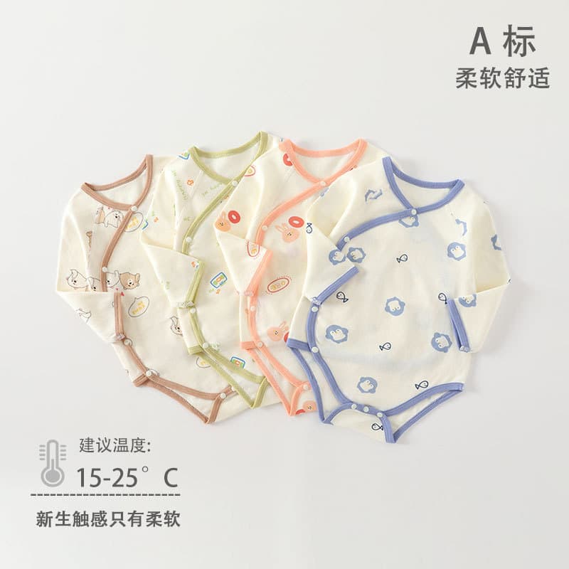 Baby Bodysuit Newborn Pure Cotton Class A Romper, Anyang Children's Wear, Newborn Baby Clothes and Romper