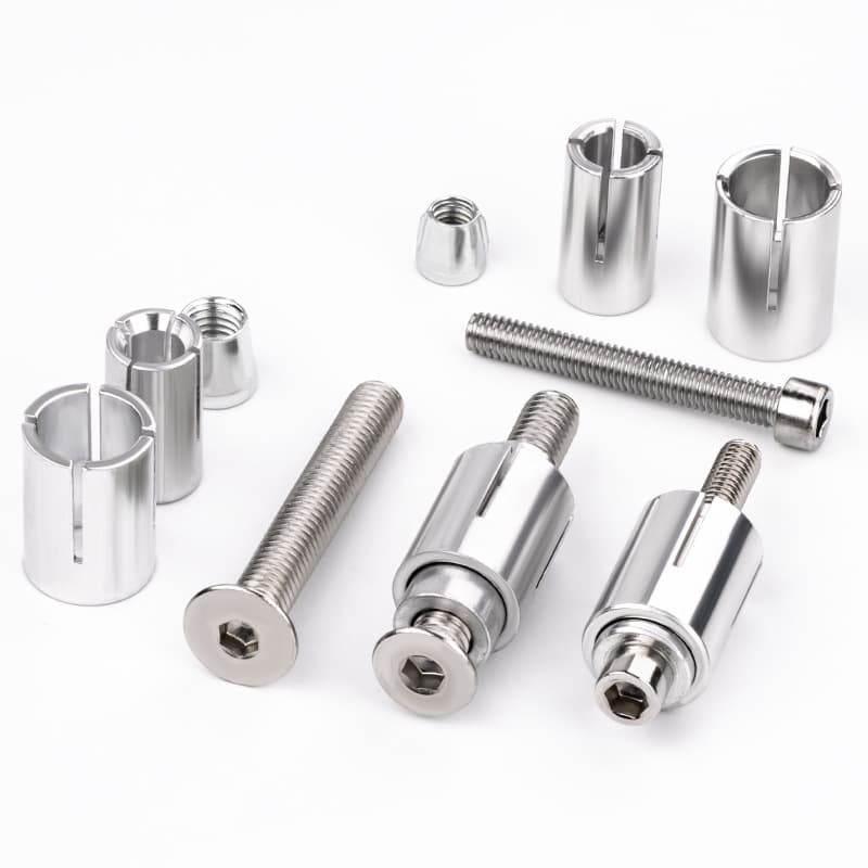 Motorcycle Electric Vehicle Rearview Mirror Plug Expansion Screw Handlebar Tail End Screw 13-19mm Universal