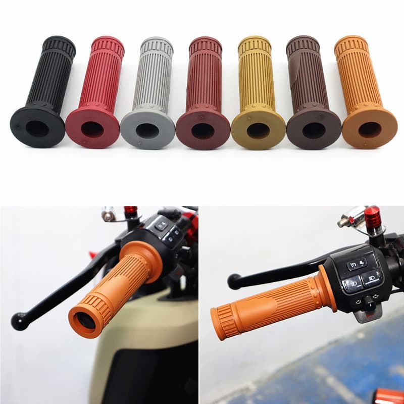 Suitable for Jinjila 300 retro motorcycle Maverick electric rider handlebar rubber cover motorcycle grip cover rubber cover