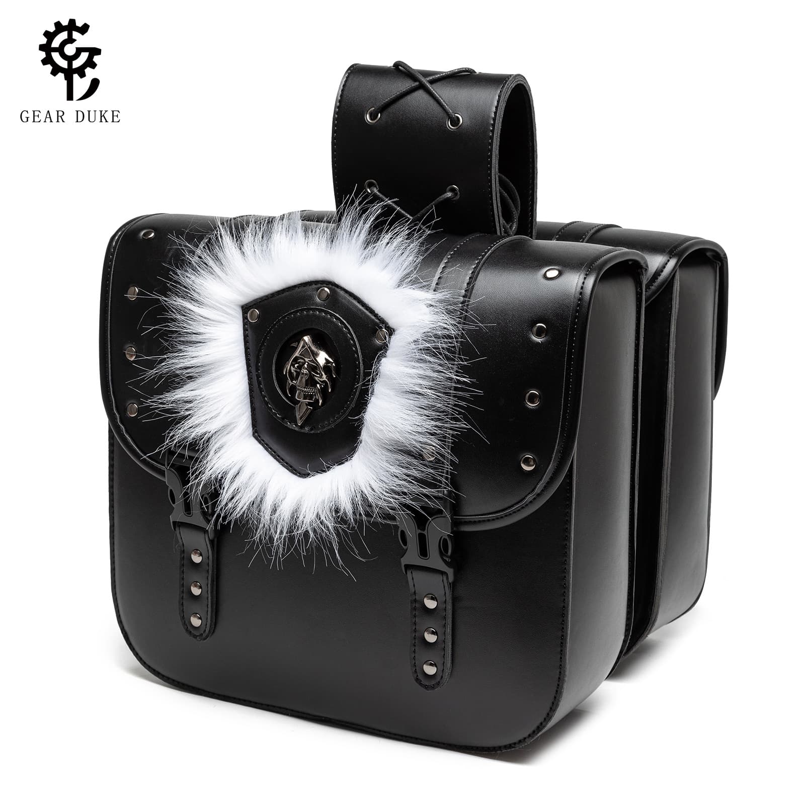 Harley Motorcycle Accessories European and American Punk Outdoor Riding Device Modification Bag Vintage Saddlebag Rider Motorcycle Side Bag