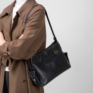 Large capacity tote bag for women genuine leather commuter handbag cowhide crossbody bag niche design hobo shoulder bag