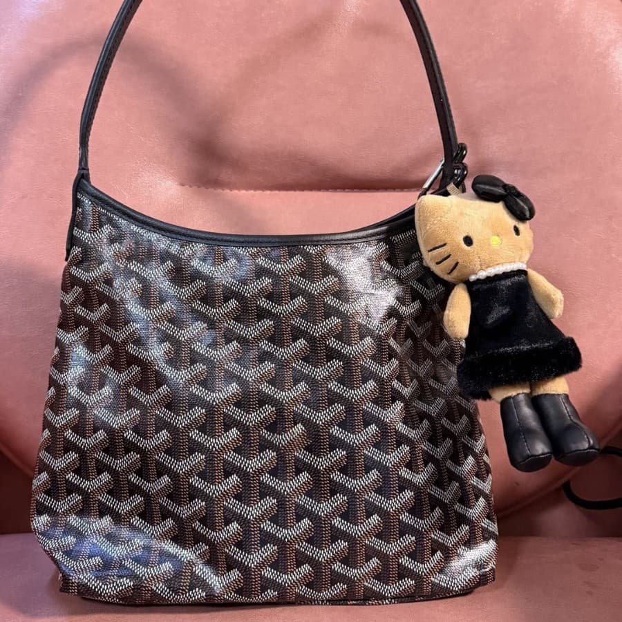 Dogtooth Hobo Gaodeya New Style Large Capacity Cross-border Shopping Bag Underarm Letter Bag Tote Bag Shoulder Bag for Women