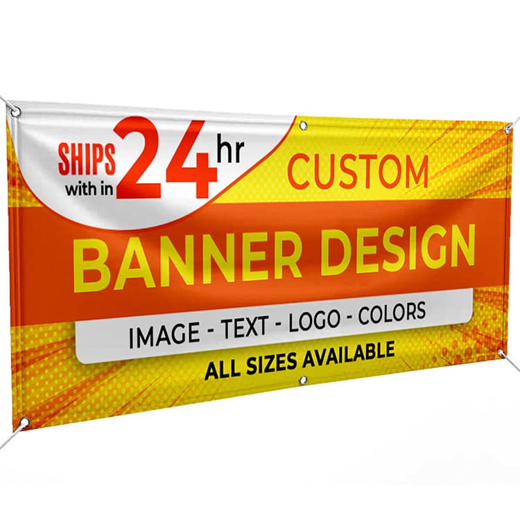 Outdoor Advertising Banner Windproof Waterproof Mesh Fabric Knife-Coated Fabric Vinyl Printing Custom Banner