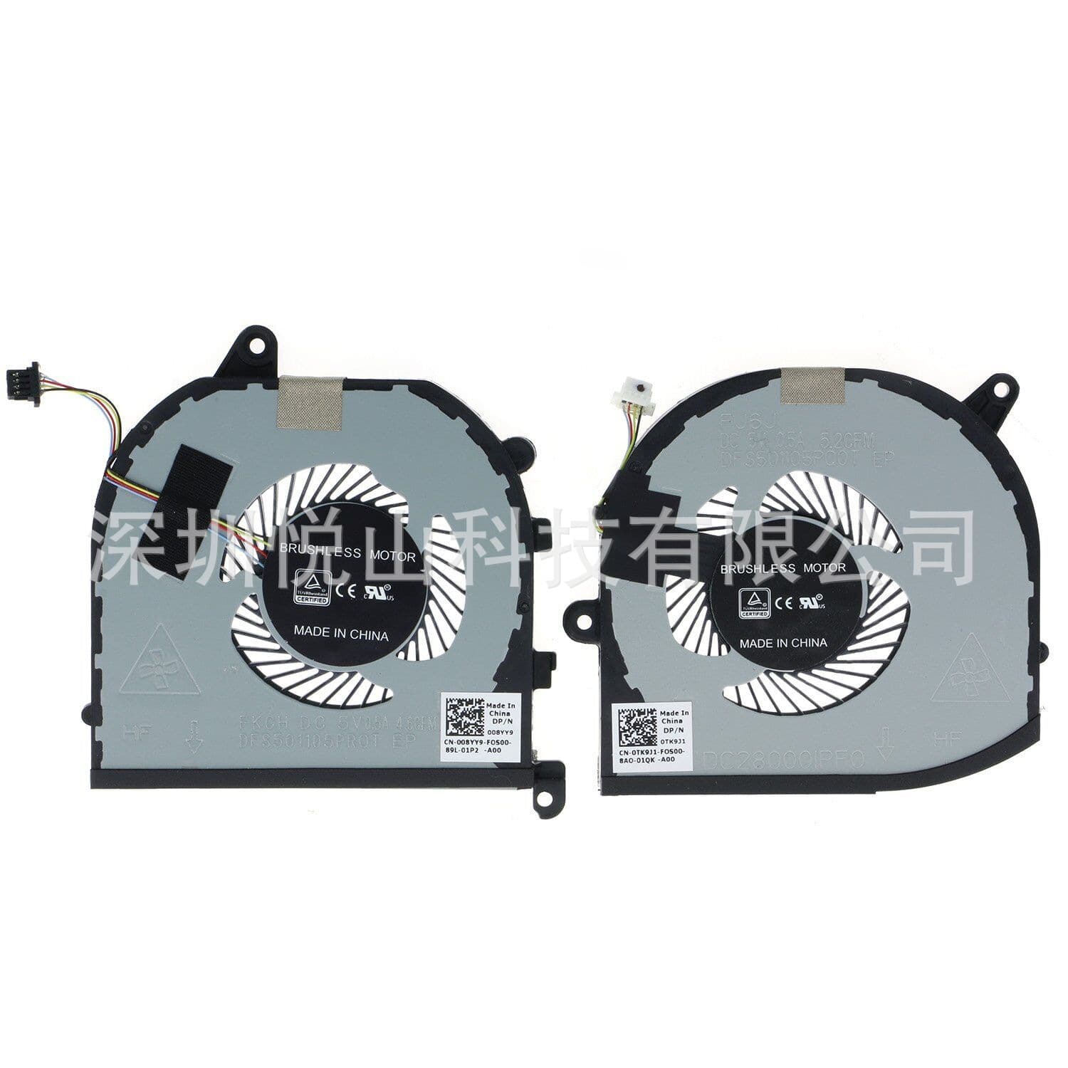 Compatible with Dell XPS 15 9570 7590 Precision 5530 P56F002 CPU Fan