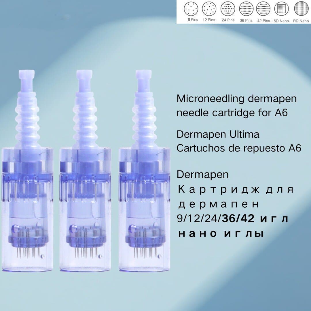 Dermapen A6 Microneedling Needle Cartridge Bayonet 12/36pin
