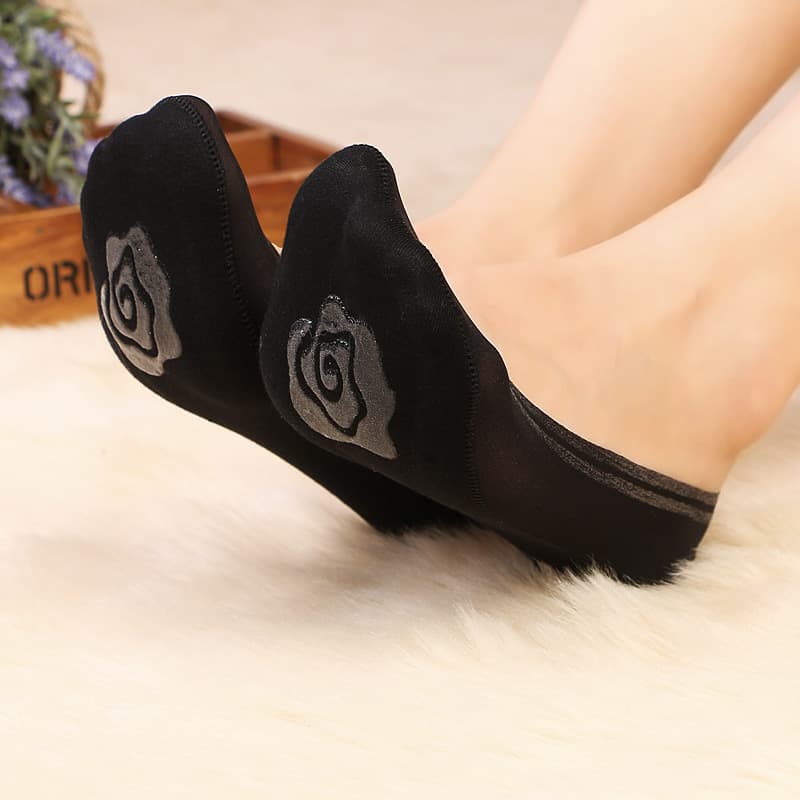 Invisible Boat Socks Nylon Material Breathable Comfortable Seamless Design Suitable For Casual Wear