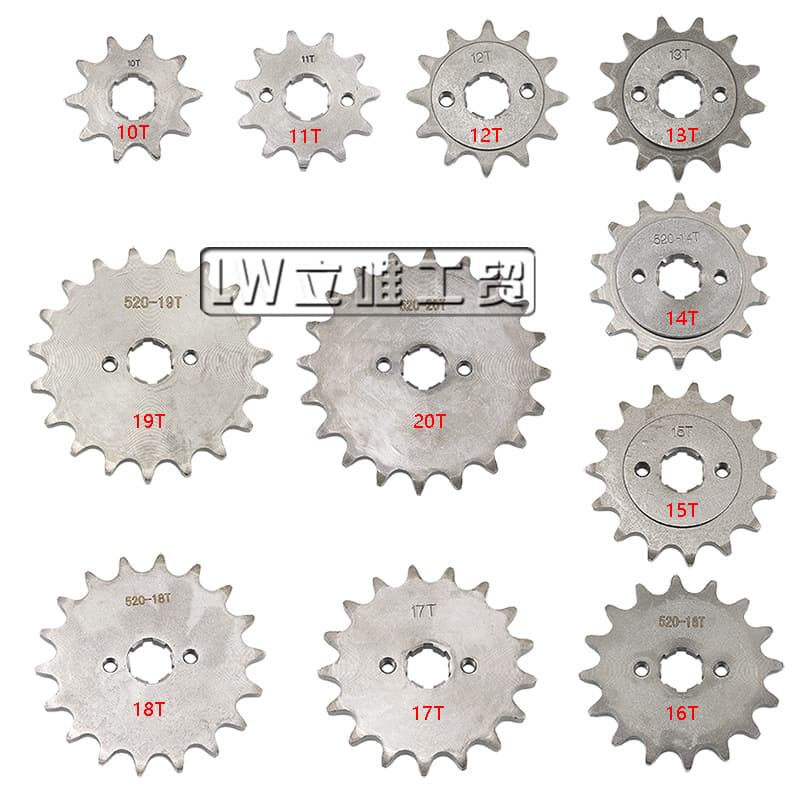 ATV Dirt Bike Motorcycle Go Kart Engine 10-22T Gear Sprocket 520 Chain Pinion