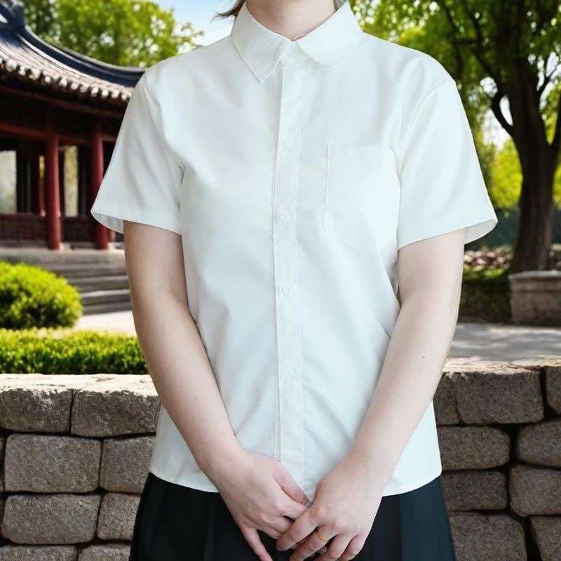 White Shirt Original Unisex Outerwear Long and Short Sleeve Business Suit Wedding Professional Workwear Shirt