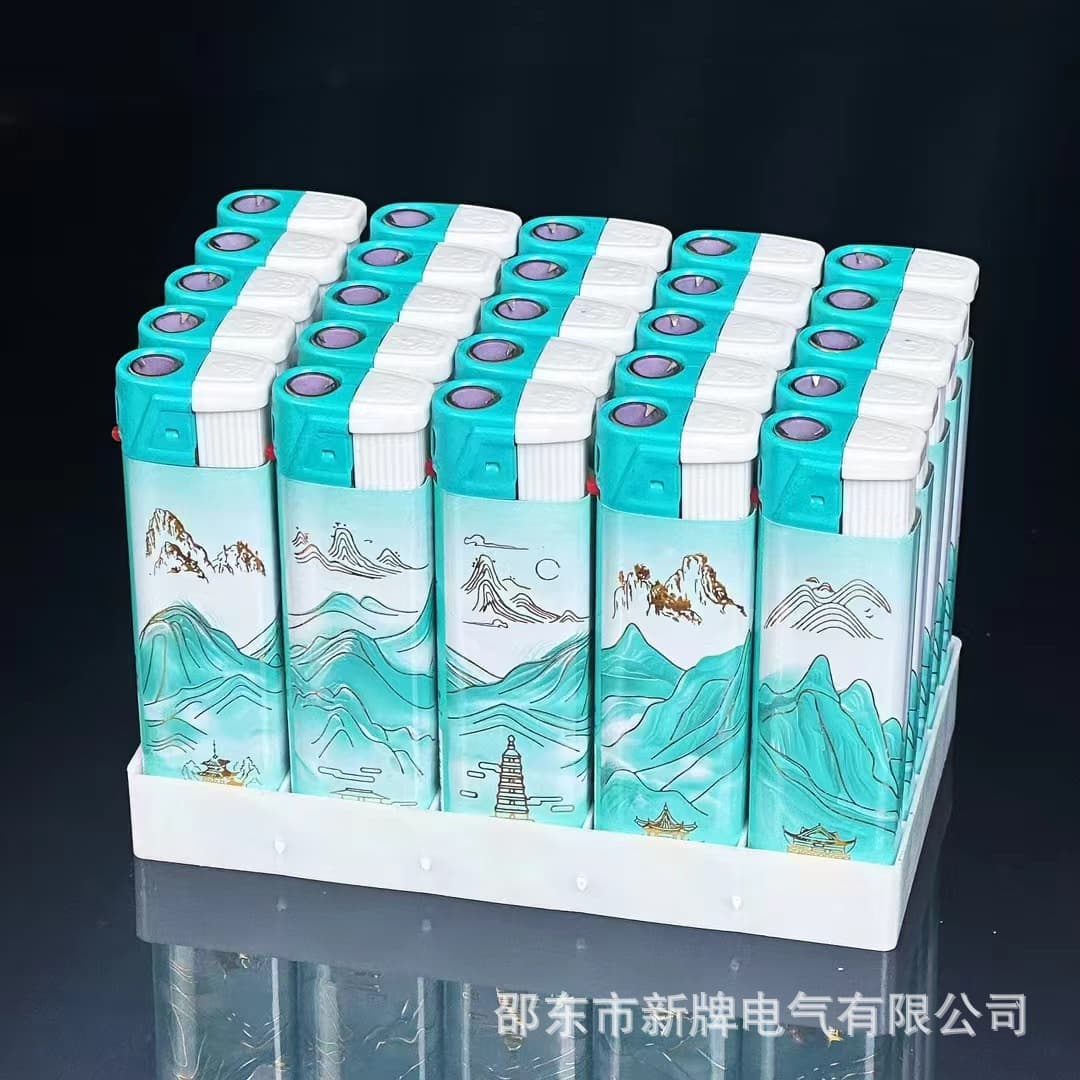Factory Supply F929 Plastic-Wrapped Direct-Fill Lighter Wholesale, Supermarket High-Value Durable and Cheap