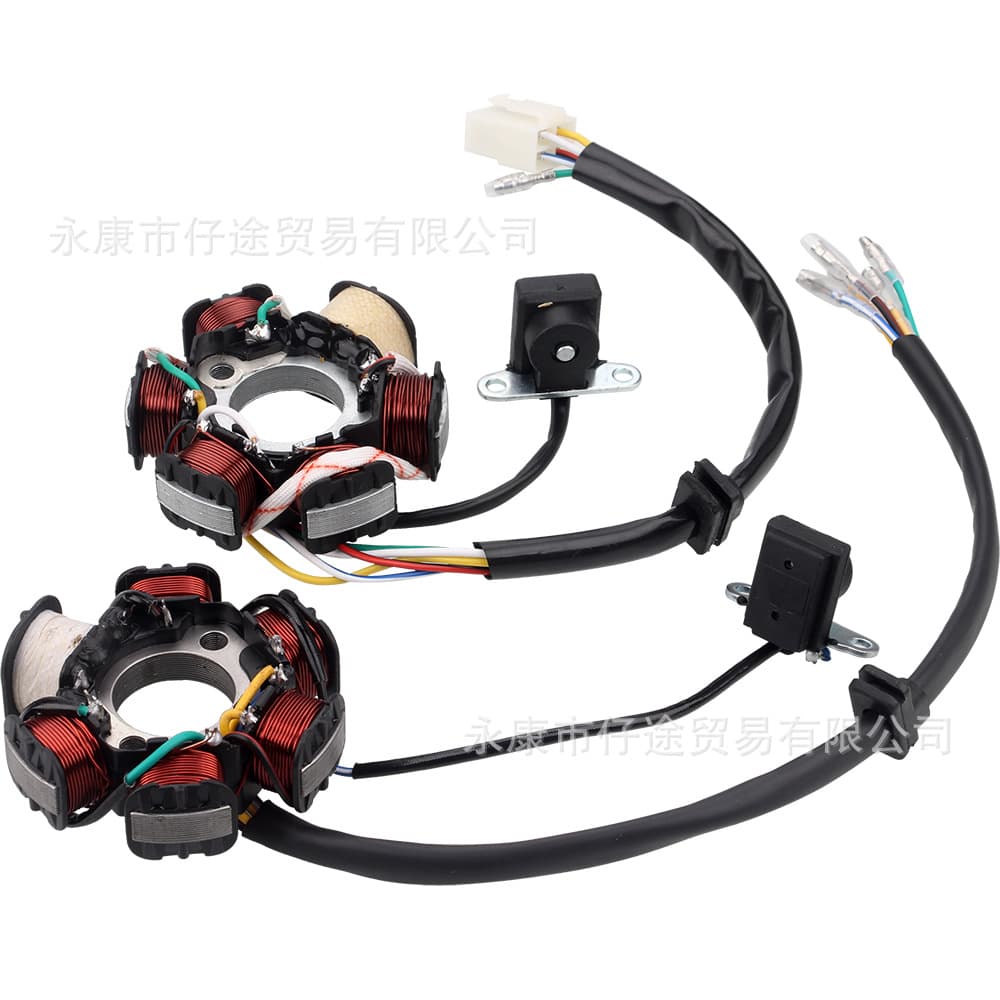 Off-Road Motorcycle ATV Quad Beach Vehicle Parts 50CC-110CC-6 Level Coil Stator Magnet Motor Rotor